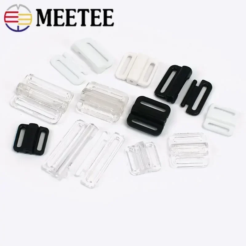 Nursing Bra Clip - 100 zestawów Meetee 8-25mm plastikowe klamry