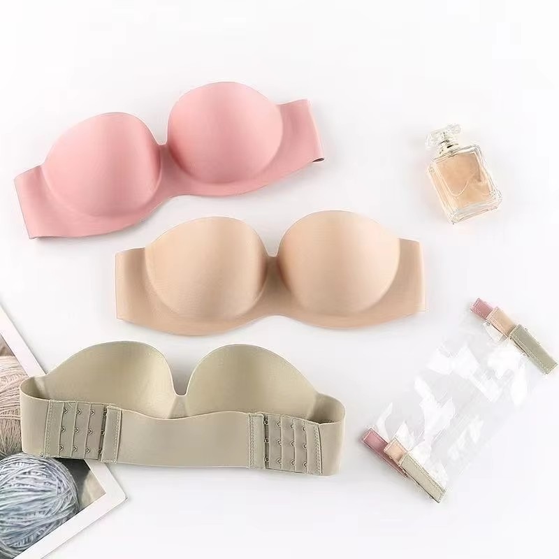 Full Coverage Bra - Damski seksowny biustonosz bez ramiączek, push-up,
