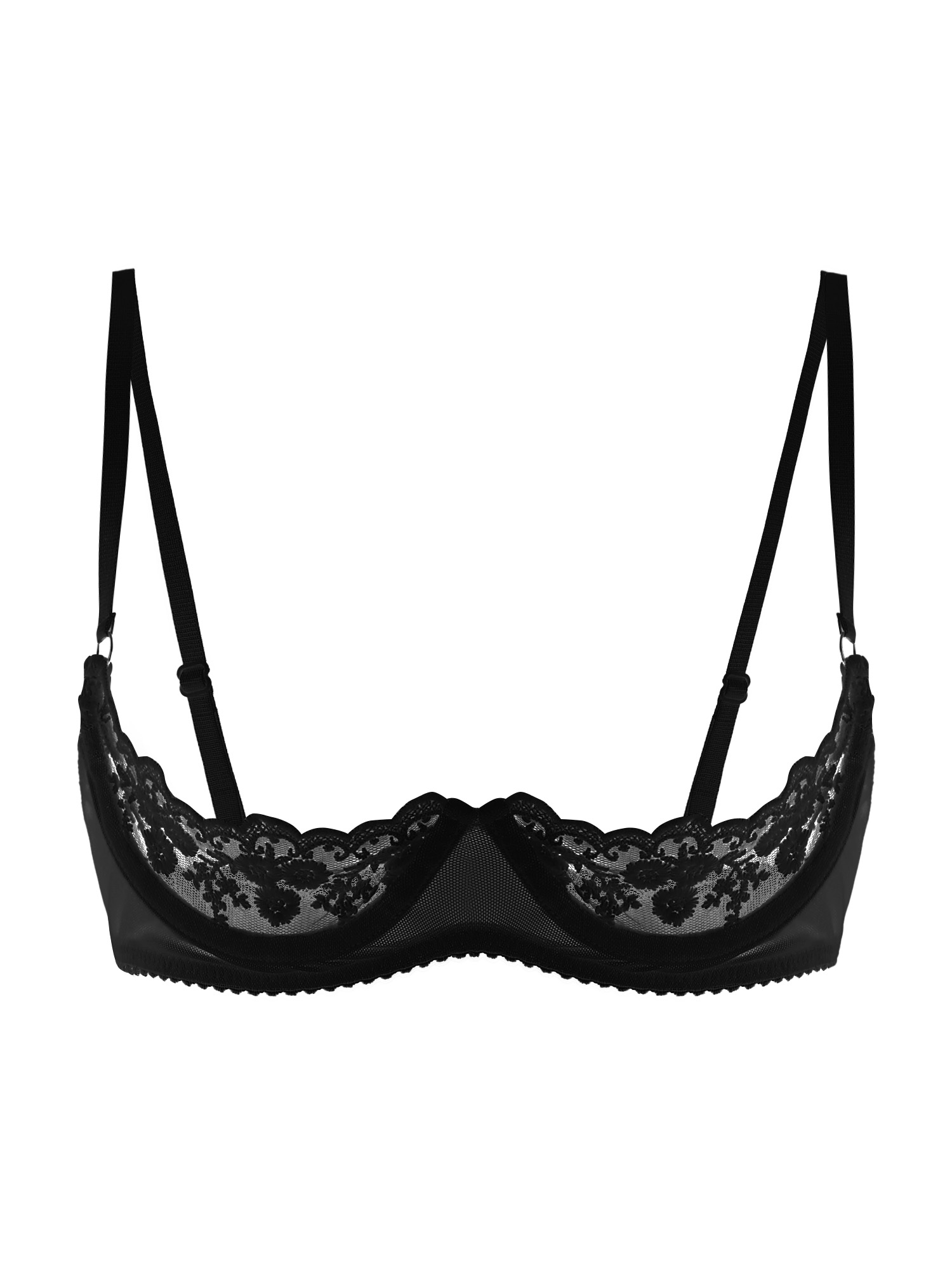 Damski seksowny biustonosz z o – Sheer Mesh Bra recenzja i cena