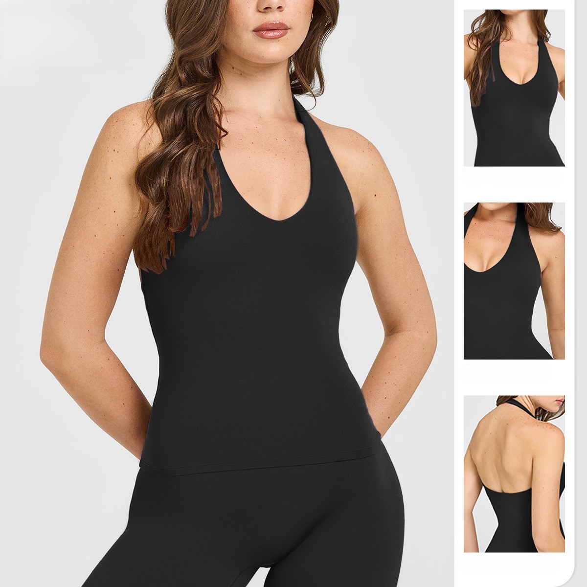 Biustonosz sportowy do jogi z  – Plunge Bra Push Up recenzja i cena