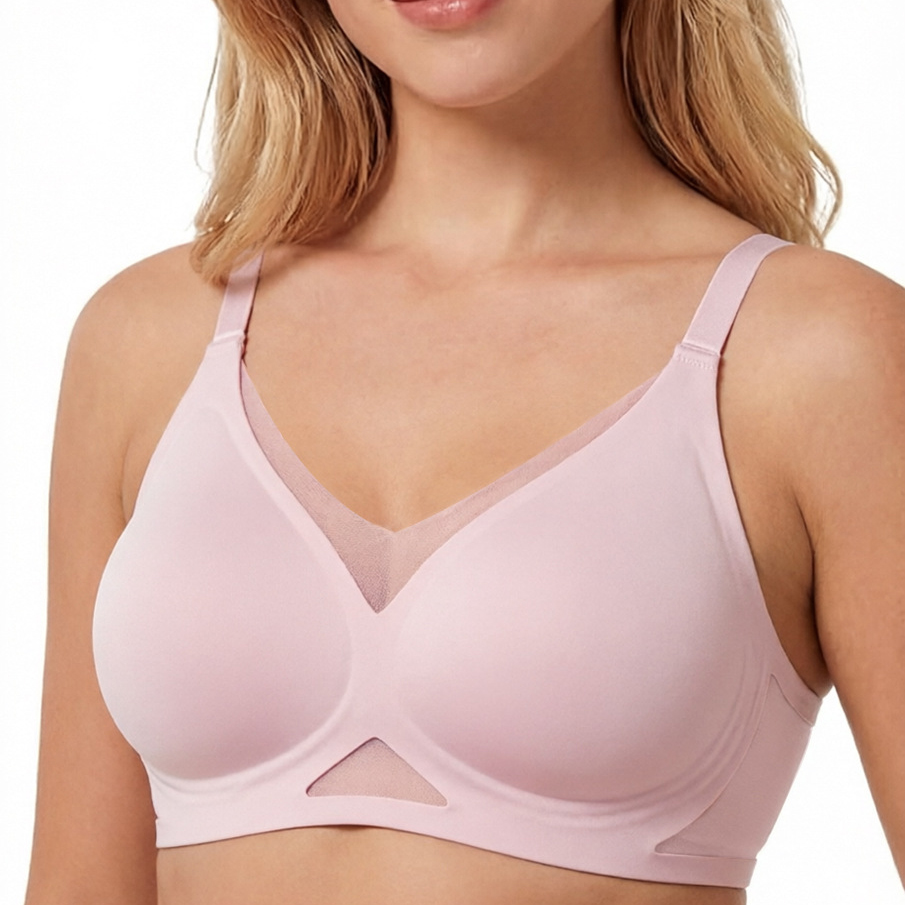 Damski bezszwowy biustonosz be – Sheer Mesh Bra recenzja i cena