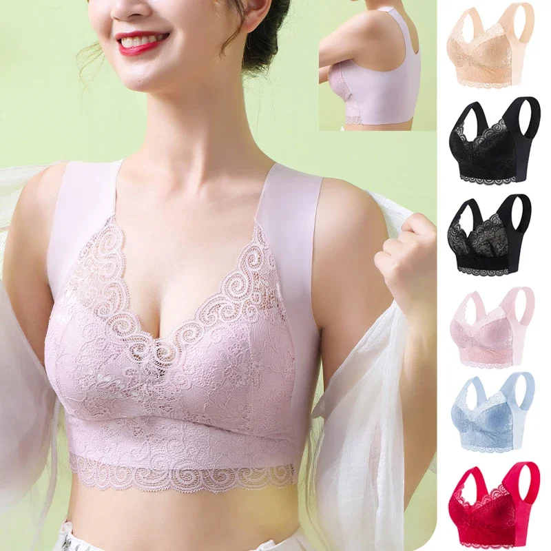 1 szt. Lodowy jedwab bezszwowy – Sleep Bra Bralette recenzja i cena